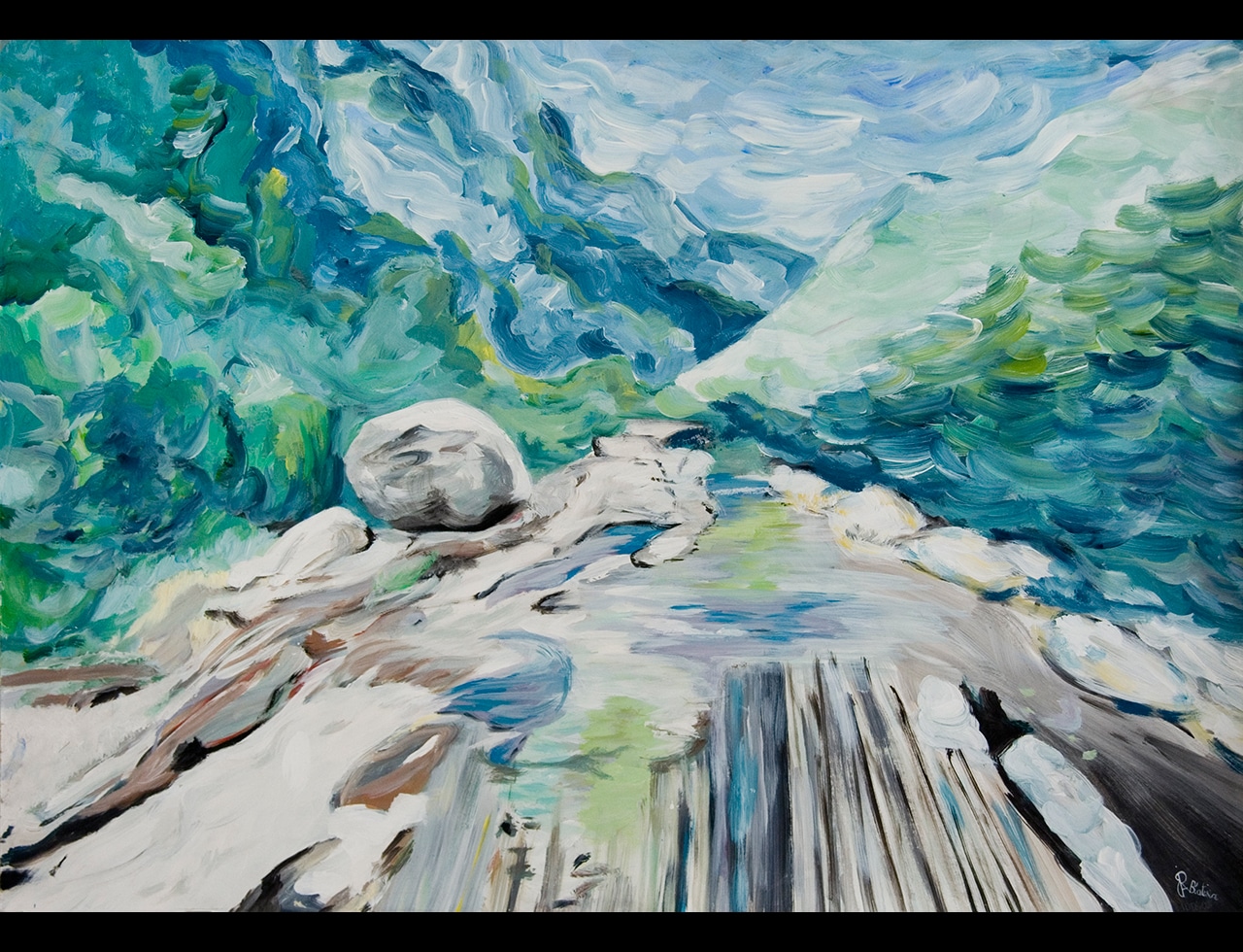 Peinture de Béatrix Donnart